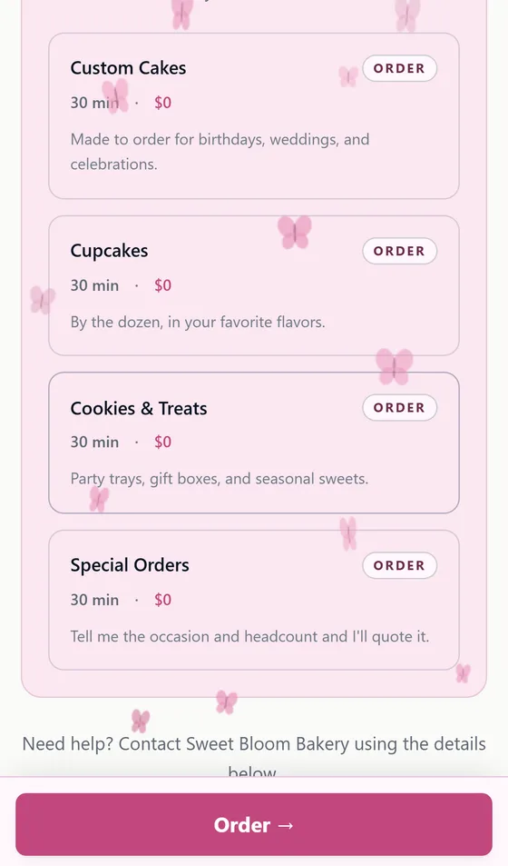 Take orders